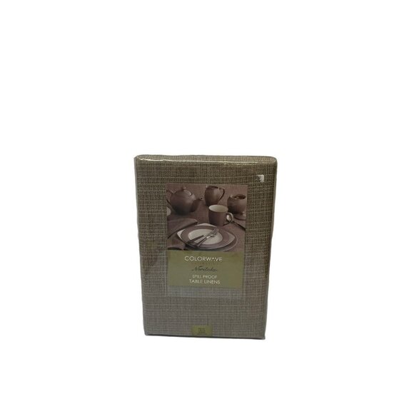 Noritake Colorwave Spill Proof Table Linens 70” Round Clay Color NEW - Picture 1 of 2